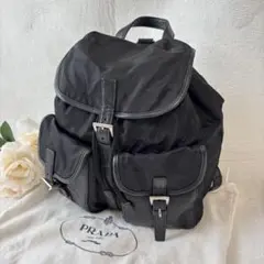 美品✨PRADA バックパック　ナイロン　ナッパレザー B6821 ブラックのサムネイル