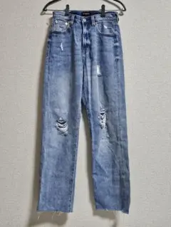 RAG MACHINE ダメージデニムパンツ XSのサムネイル