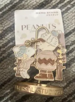USJ限定 PEANUTS メモスタンド スヌーピー