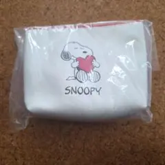 スヌーピー　ポーチ&ミラーセット（ハート）