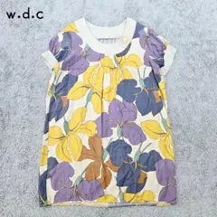 ワイルドダックカンティーン　チュニック　半袖　花柄　体型カバー　Aライン　夏っぽのサムネイル