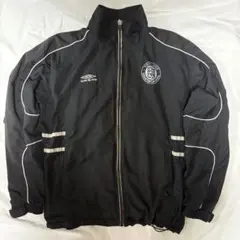 ば*ー様 Umbro ブラック ナイロンジャケット XL UMBRO×PUBLUX ナイロントラックジャケット L