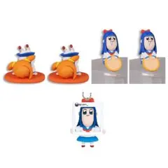 5個 ポプテピピック デスクトップフィギュア フィギュア マスコット