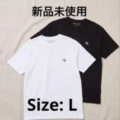 カルバンクライン Tシャツ 2枚セット L 白黒 新品未使用 CKロゴ 正規品のサムネイル