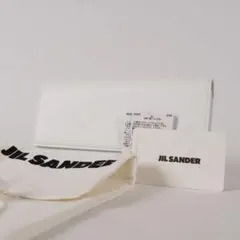 【未使用✨】ジルサンダー 付属品完備 長財布 レザー ホワイトのサムネイル