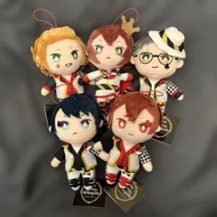 ツイステ　exぬいぐるみ　ハーツラビュル　寮服　リドル　エース　デュース　ケイト