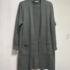 CINEMA CLUB ロングカーディガン Lサイズ グレー