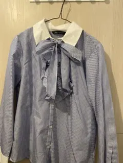 ZARA リボンブラウス
