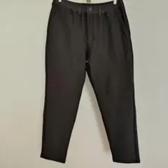 GU 裏フリーススーパーストレッチイージーパンツ ブラック L