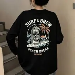 ORION BEER 長袖Tシャツ ブラック