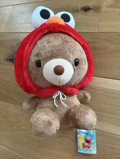 エルモ　くま　ぬいぐるみ