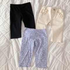 ♡女の子レギンスセット　チュールワンピースセット　90 ♡