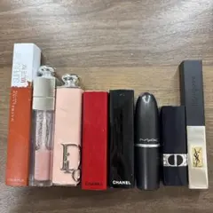 口紅セット Maybelline Dior Chanel MAC YSL