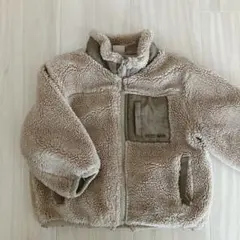 petit main フリース上着 90cmベージュ