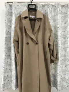 ボリュームトレンチコート（春　秋）