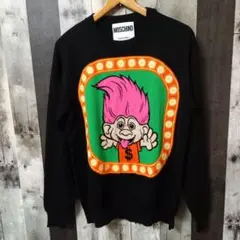 美品 MOSCHINO モスキーノ ニットワンピ  サイズXXS ピンク マルチカラー ウール 191EV04800501 長袖 ニット セーター レディース 601261 【中古】 MOSCHINO - 【新品】MOSCHINO モスキーノ ベア 長袖 薄手ニット