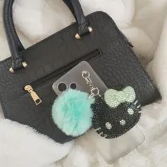 ハローキティデコ キティデコケース　日焼けキティ　ギャルキティブラックキティ