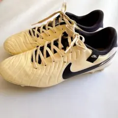 Nike TIEMPO サッカースパイク25cm クリーム/ブラック