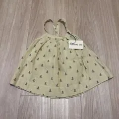 organic zoo ワンピース ラベンダー skirt 1-2y