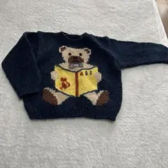 ★お値下げ中★クマ刺繍 ニットセーター