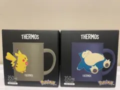 THERMOS ポケモン 真空断熱マグカップ 2個セット 350ml おまけ付き