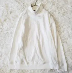 タグ付き✨ レイジブルー 裏毛タートルネック スウェット 白（S） ゆったり