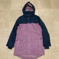 【未使用級】バートン BURTONゴアテックススノボジャケットXSレディース黒紫