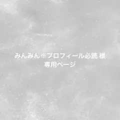 みんみん※プロフィール必読 様 専用ページ