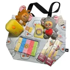 韓国カカオフレンズ︎トムとジェリーコラボ企画ビッグぬいぐるみとノート手帳セット Qoo10] カカオフレンズ トムとジェリー X Ryan ⁄ Cho : バッグ・雑貨