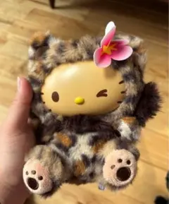 ハローキティ ヒョウ柄 ぬいぐるみ