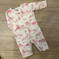 PETIT BATEAU ベビー ロンパース パリ柄 67cmのサムネイル