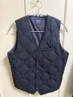 ネイビー キルティング ベスト メンズ　シップス　TAION(クリーニング済)