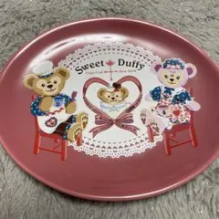 未使用 ダッフィー プレート 皿 スゥイートダッフィー スイート バレンタイン