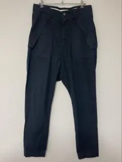 Rick Owens DRKSHDW ドロップクロッチパンツ 黒のサムネイル