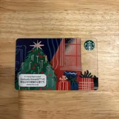 スターバックスカード　2019 クリスマス　ツリーデザインのサムネイル