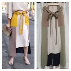 アイボリー ロングスカート