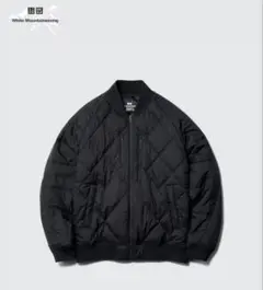 ユニクロ ホワイトマウンテニアリング リサイクルダウンジャケット ブラックXL