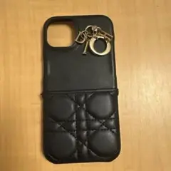 iPhone 13用キルティングケース ブラック