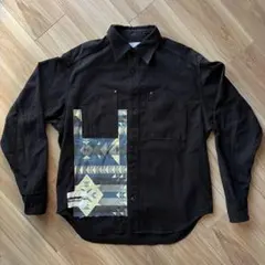 美品 FACETASM ファセッタズム ORTEGA SHIRT ウール シャツ
