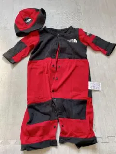 THE NORTH FACE ロンパース 70サイズ 赤黒