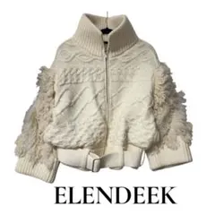 ELENDEEK ボアアウター　ホワイトのサムネイル