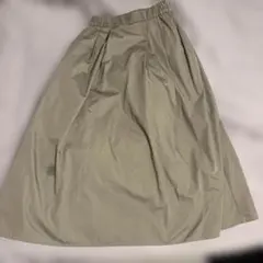 【GU】ロングスカート カーキ