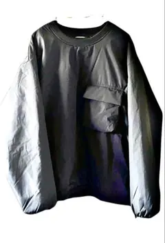 GU ライトパデットプルオーバーシャツNT＋X ブラックXL