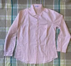 フクゾー fukuzo (横浜 元町)長袖　ピンク・ストライプ　シャツ　ブラウス