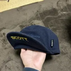 レア　SCOTTスコット バイカー　日本製　ベースボールキャップ　ゴールドウィン