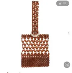 ワンハンドルビーズバッグ　マーキュリーデュオ　新品