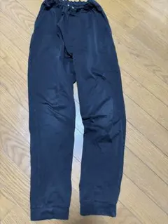 ブラック長ズボン サイドポケット付き