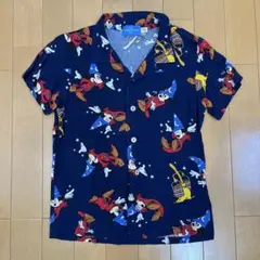 美品 ディズニー アロハシャツ140