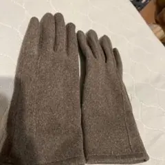 ブラウンウール手袋