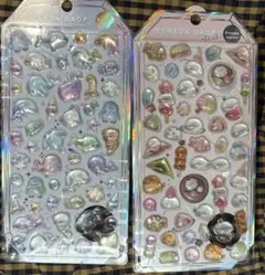 【2点セット】ボンボンドロップシール　もちもちボンボン　らめーるボンボン
